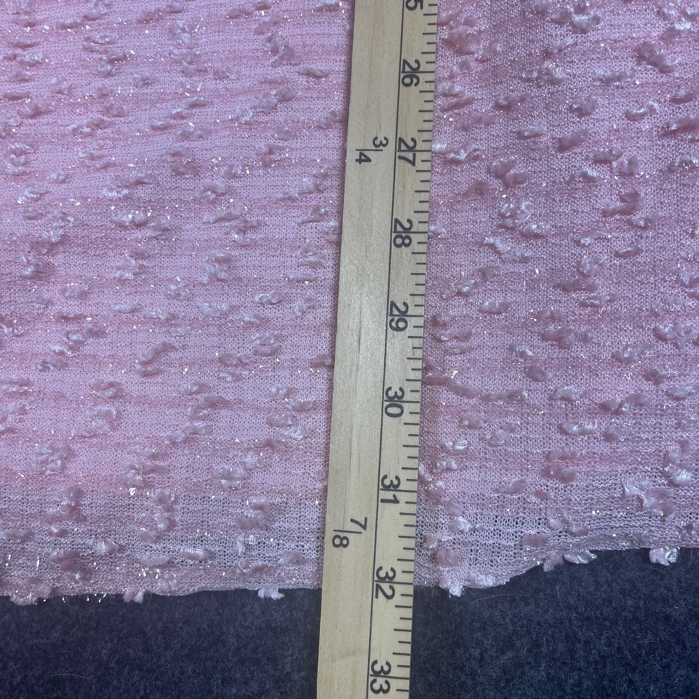 Lulus Pop the Bubbly Pink Preppy Tweed Mini Shift Party Dress Light Pink Sz L - Picture 10 of 14